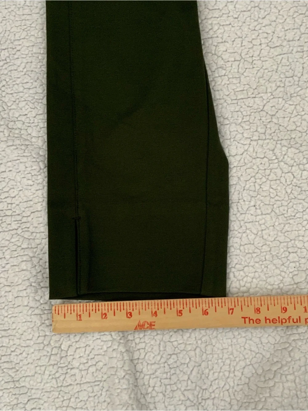 J. Jill Ponte Slim Leg Elastic Waist Pull On Pants Olive Green Sz M Stretch New
